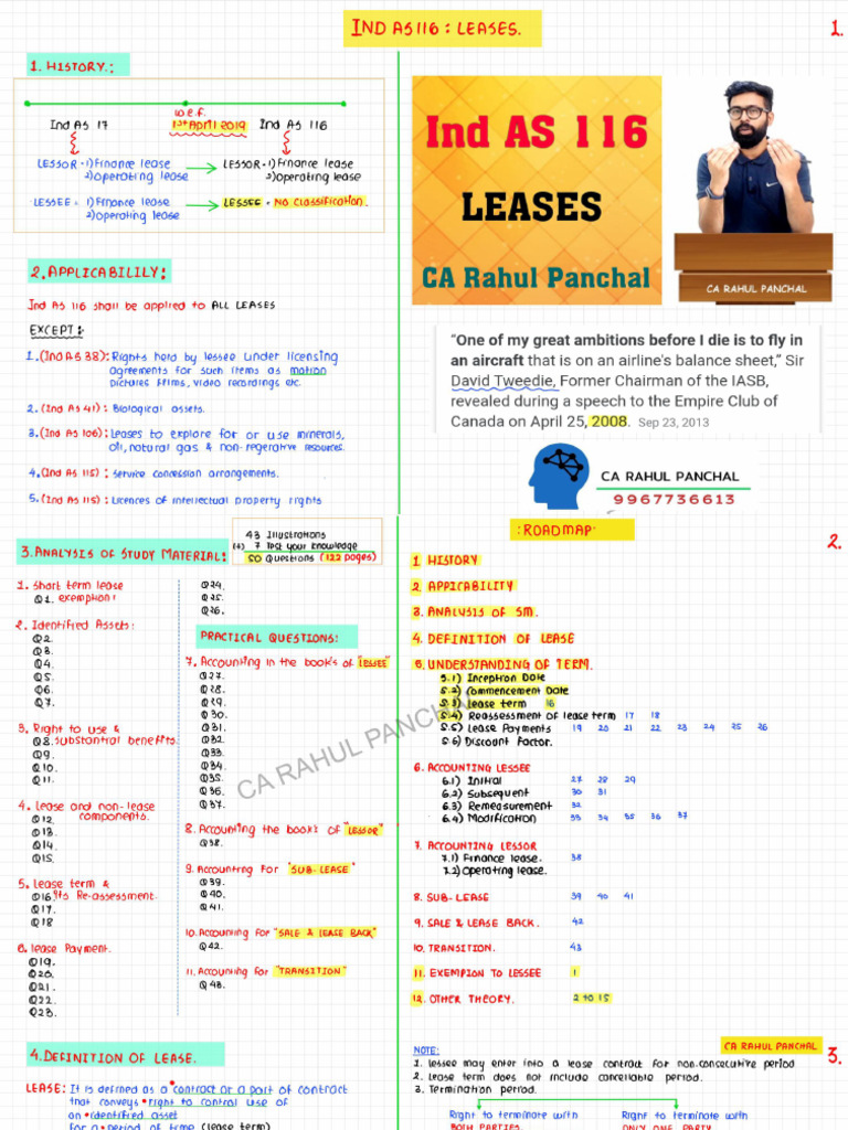 Ind As 116 Summary by Rahul Sir | PDF