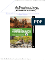 Download Full Test Bank For Dimensions Of Human Behavior Person And Environment 6Th Edition Elizabeth D Hutchison pdf docx full chapter chapter