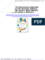 Download Full Test Bank For Discovering Leadership Designing Your Success Anthony Middlebrooks Scott J Allen Mindy S Mcnutt James L Morrison pdf docx full chapter chapter