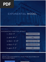 Exponential Function Model