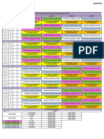 Calendrier 1MHR2-1MHR3 Vendredi 2023-2024