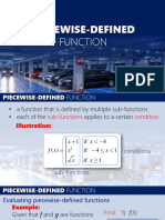 Piecewise Defined Function