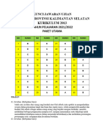 Kunci Jawaban Soal U, S, C, - Sma-Smk 2022