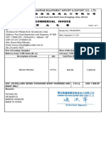 Commercial Invoice Packing List