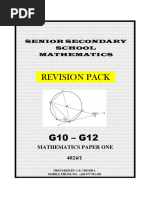 New Paper 1 Maths Pamphlet 2021