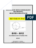 New Paper 1 Maths Pamphlet 2021