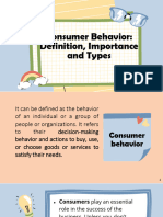 Lesson 4 Theory of Consumer Buying Behavior