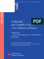 Guide D'efficacité Des Comités D'audit - Mai - 2002