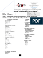 Exam-Theorie Initiation TC