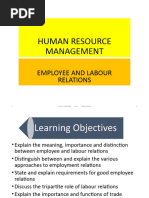 Employee and Labour Relations