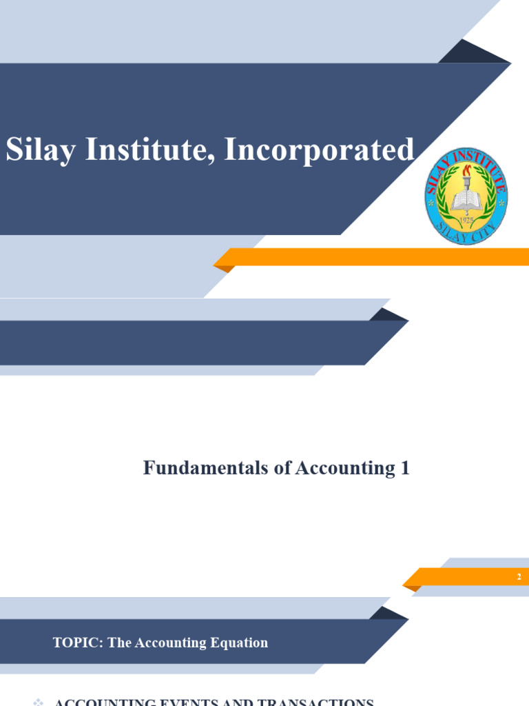 Fundamentals of Accounting Concepts | PDF | Debits And Credits | Equity ...