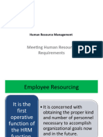 LPM 302&TBS 416 - Meeting Human Resource Requirements