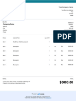 Web Invoice