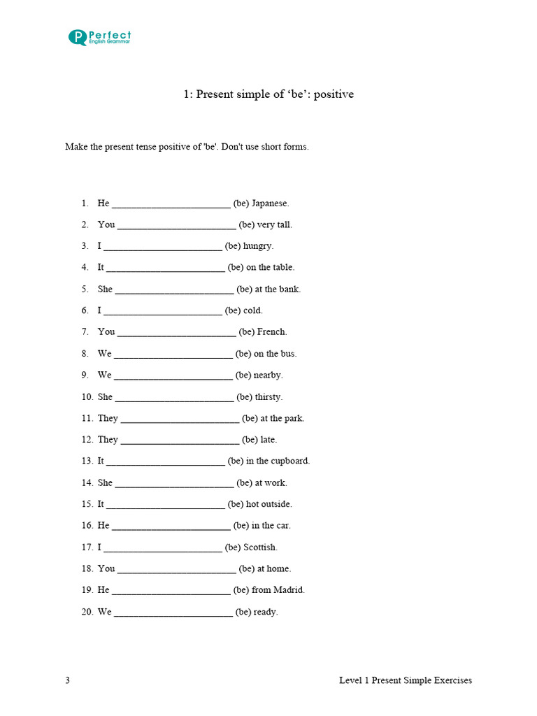 Present simple exercises pdf pdf drink food and drink