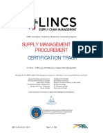 LINCS Supply Management and Procurement Content
