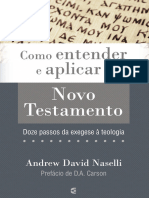 Como Entender e Aplicar o Novo Testamento - Andrew David Naselli