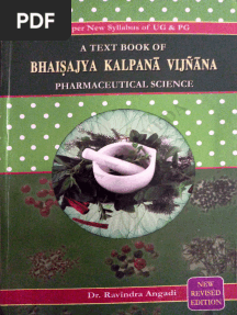 Bhaishajya Kalpana Vigyan - Ravindra Angadi PDF