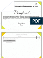 Certificado SEMANA DA GESTÃO - EGIMP - Liderança e Carreira