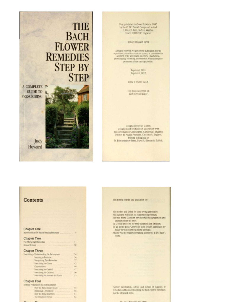 Step by Step Guide Bach Flower | PDF