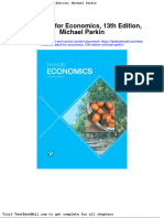 Full Test Bank For Economics 13Th Edition Michael Parkin PDF Docx Full Chapter Chapter