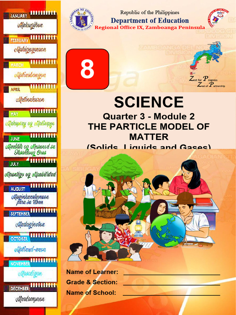 Science 8 Module 2 Version 3 Pdf Gases Liquids