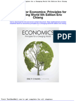 Full Test Bank For Economics Principles For A Changing World 5Th Edition Eric Chiang PDF Docx Full Chapter Chapter