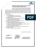 Acta de Entrega de Construcción y Habilitación de Nueva Celda de Disposición de Lodos Dentyro Del Depósito de Desmonte Este N