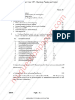 Be - Mechanical Engineering - Semester 8 - 2023 - May - Operations Planning and Control Rev 2019 C Scheme