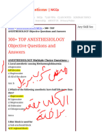 300+ Top Anesthesiology Objective Questions and Answers: Any Skill Sea