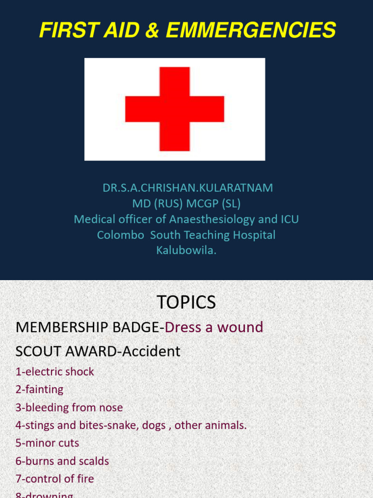 First Aid Techniques for Scouts | PDF | Wound | Cardiopulmonary ...