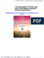 Full Test Bank For Economics Private and Public Choice 15Th Edition James D Gwartney Download PDF Docx Full Chapter Chapter