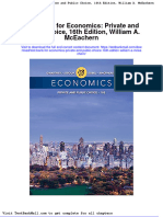Full Test Bank For Economics Private and Public Choice 16Th Edition William A Mceachern PDF Docx Full Chapter Chapter