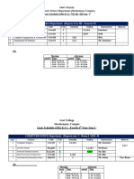 College Schedule