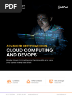 Advanced Certification in Cloud Computing DevOps