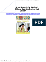 Full Test Bank For Spanish For Medical Personnel Basic Spanish Series 2Nd Edition PDF Docx Full Chapter Chapter