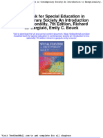 Test Bank For Special Education in Contemporary Society An Introduction To Exceptionality, 7th Edition, Richard M. Gargiulo, Emily C. Bouck
