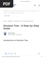 Decision Tree - A Step-by-Step Guide