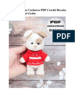 Natal Pequeno Cachorro PDF Croche Receita de Amigurumi Gratis