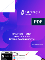 Reta Final CNU Gestão Governamental Prof Stefan Fantini Aula 02