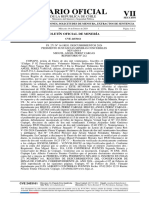 Diario Oficial VII: Boletín Oficial de Minería