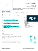 LearnEnglish Speaking A2 Showing Interest