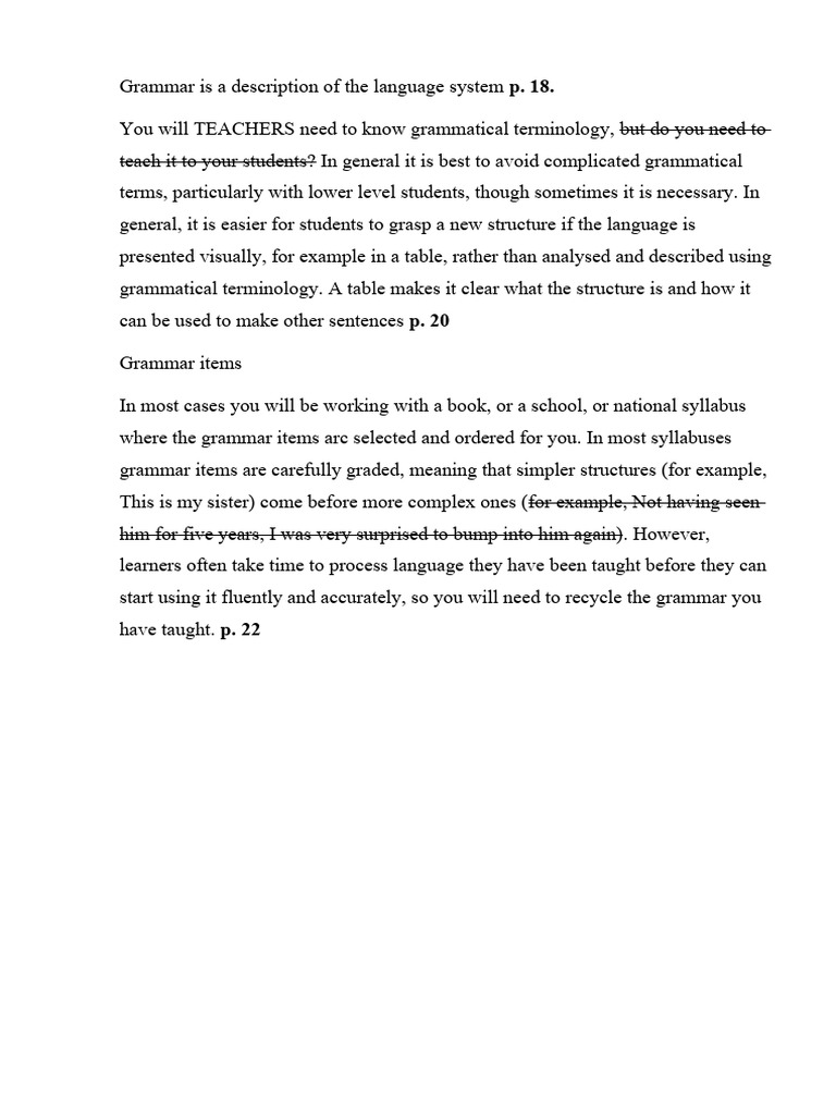 Teaching Grammar Effectively to Students | PDF | Language Arts ...
