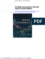 Full Test Bank For Macroeconomics Fourth Edition Fourth Edition PDF Docx Full Chapter Chapter
