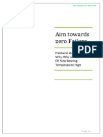 Aim Towards Zero Failure: Fishbone Diagram and Why-Why Analysis of BFP DE Side Bearing Temperature High