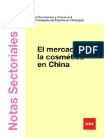 CHINA Mercado Cosmético 2012