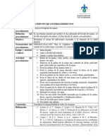 Formato de Descripcion de Los Procedimientos