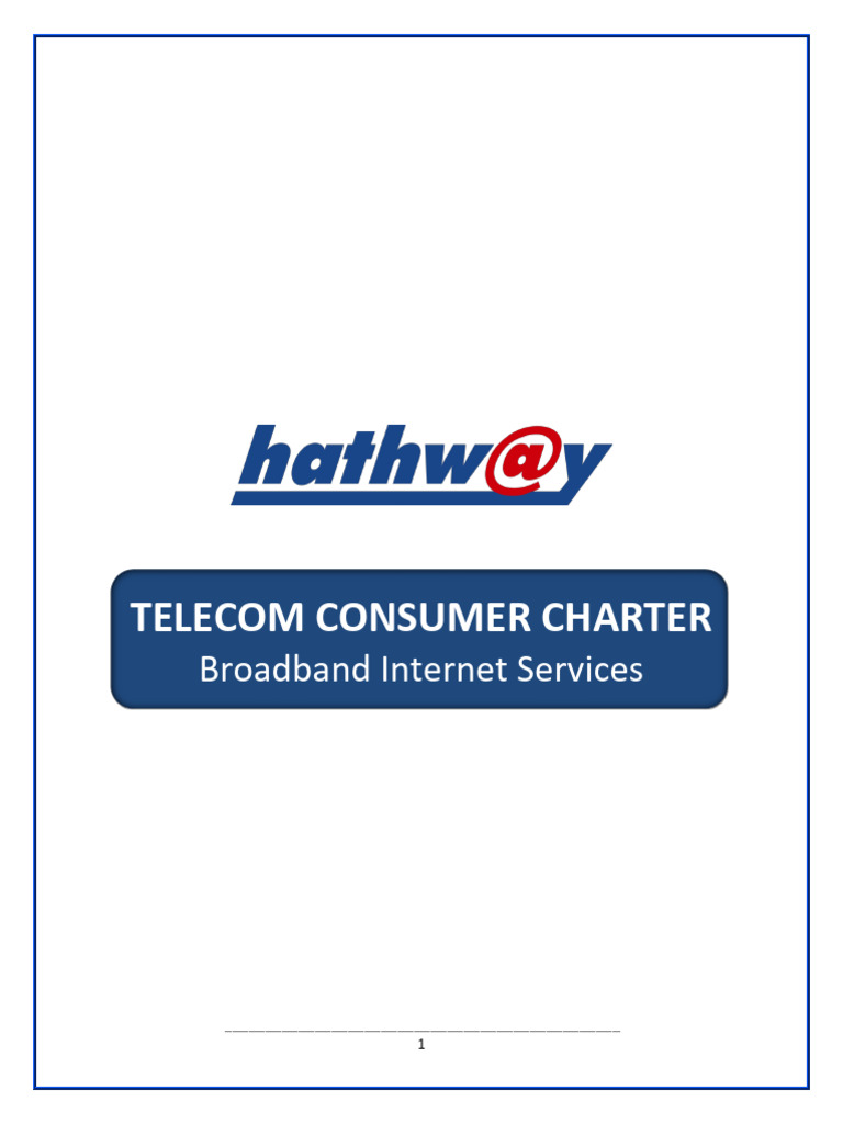 Consumer Charter Ver 7.0 | PDF | Internet | Indemnity
