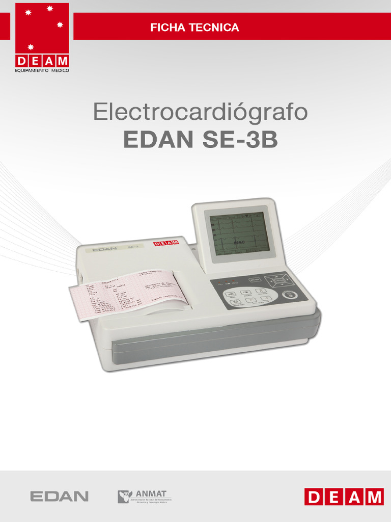 Ecg Edan Se3 | PDF | Electrocardiografia | Tecnología de información y ...