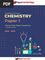 Chemistry 9701 Paper 1 - Carbonyl Compounds