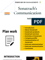 Sonatrach Communication - Anglais